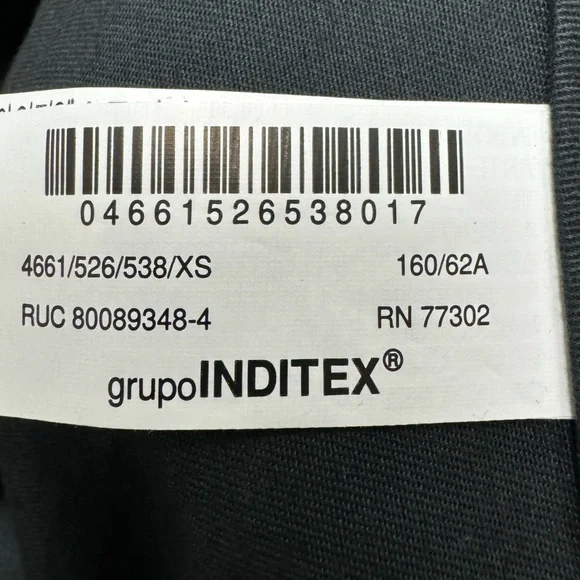 Zara Charcoal Gray Asymmetrical Trousers - Picture 9 of 14